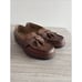 Dockers Mens 90-7326 Sinclair Kiltie Brown Leather Tassel Size 9W Loafers