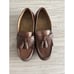 Dockers Mens 90-7326 Sinclair Kiltie Brown Leather Tassel Size 9W Loafers