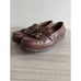 Dockers Mens 90-7326 Sinclair Kiltie Brown Leather Tassel Size 9W Loafers
