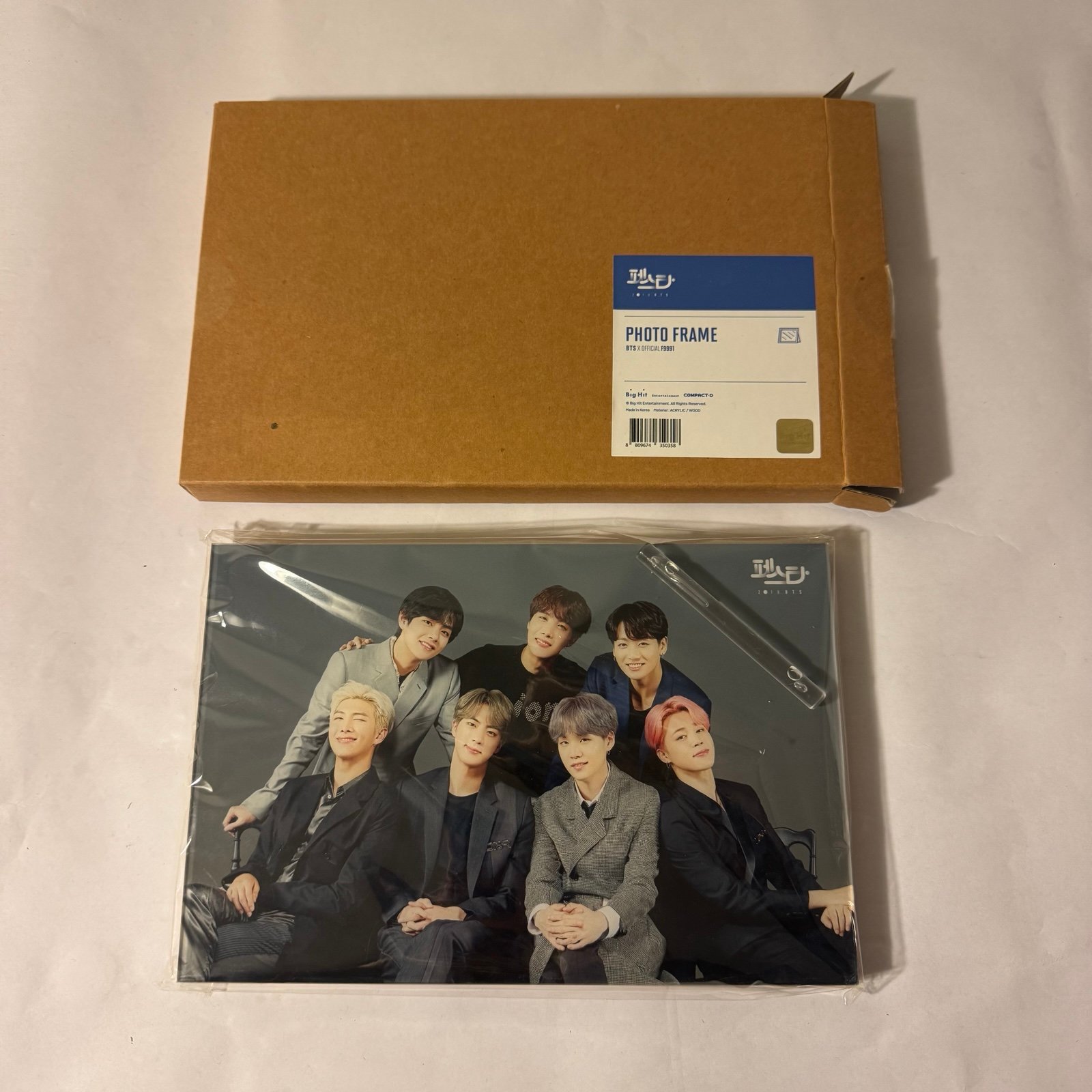 BTS Bangtan2019 FESTA PHOTO FRAME BTS X OFFICIAL F9991 Limited Edition Goods