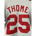 Vintage Jim Thome Philadelphia Phillies Majestic Road Jersey Sz M MLB Stitched