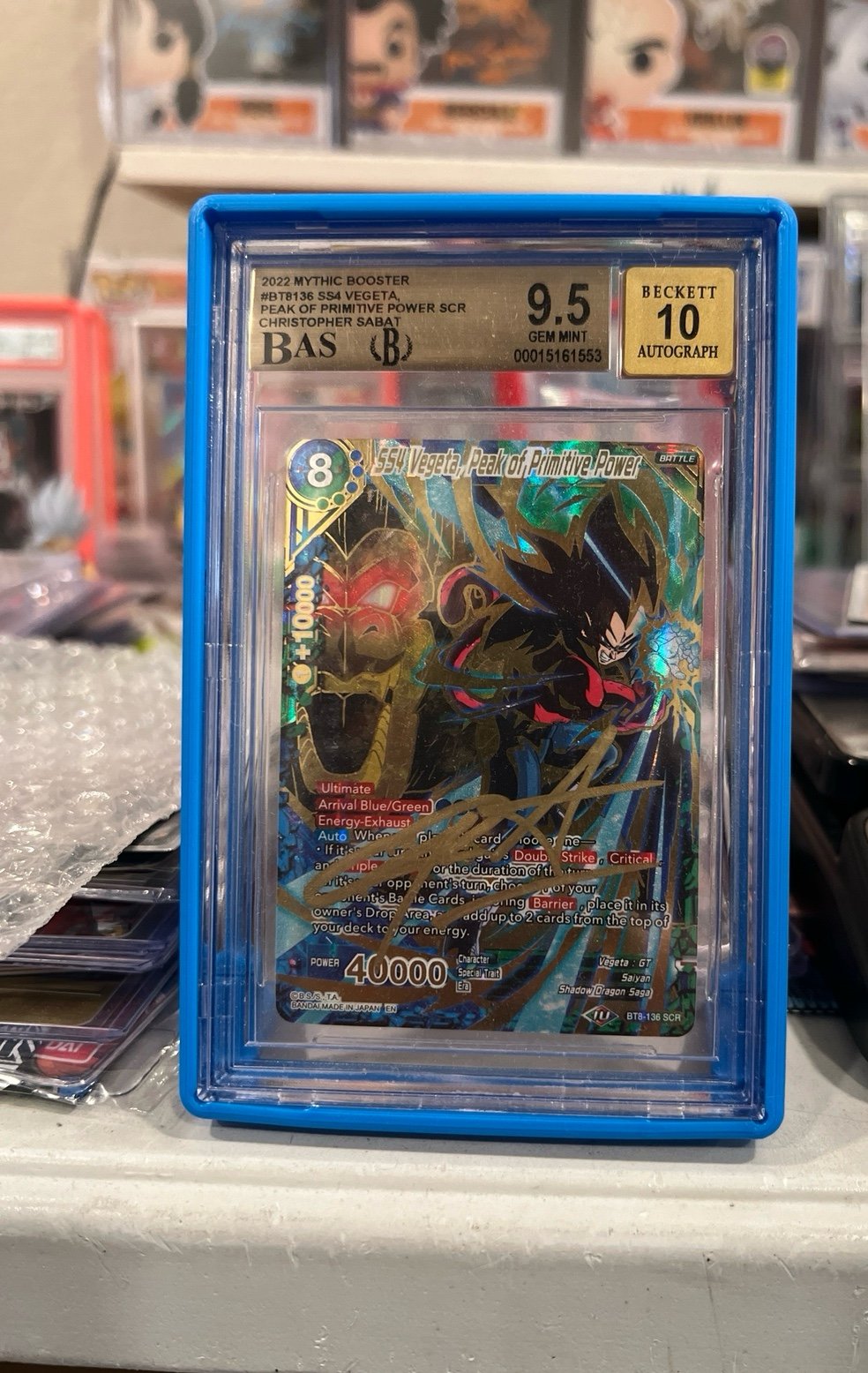 Dragon Ball Super SS4 Vegeta, Peak of Primitive Power Gold Stamped
