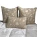 Arhaus Carlisle Linen Crewel Embroidered Floral Throw Pillow Set of 3