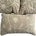 Arhaus Carlisle Linen Crewel Embroidered Floral Throw Pillow Set of 3
