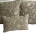 Arhaus Carlisle Linen Crewel Embroidered Floral Throw Pillow Set of 3