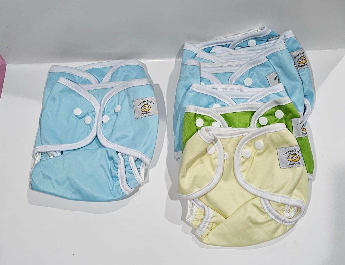 (9) Diaper Covers Bundle Sizes Small and Medium