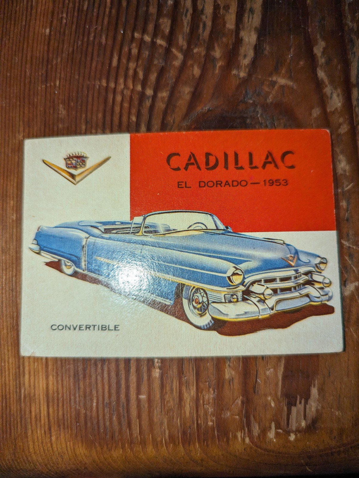 1954 Topps Cadillac card
