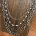 Silpada N2302 Layered Sterling Silver and CZ Necklace