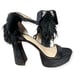 Antonio Melani Women's Crushed Black Velvet Heels 10M