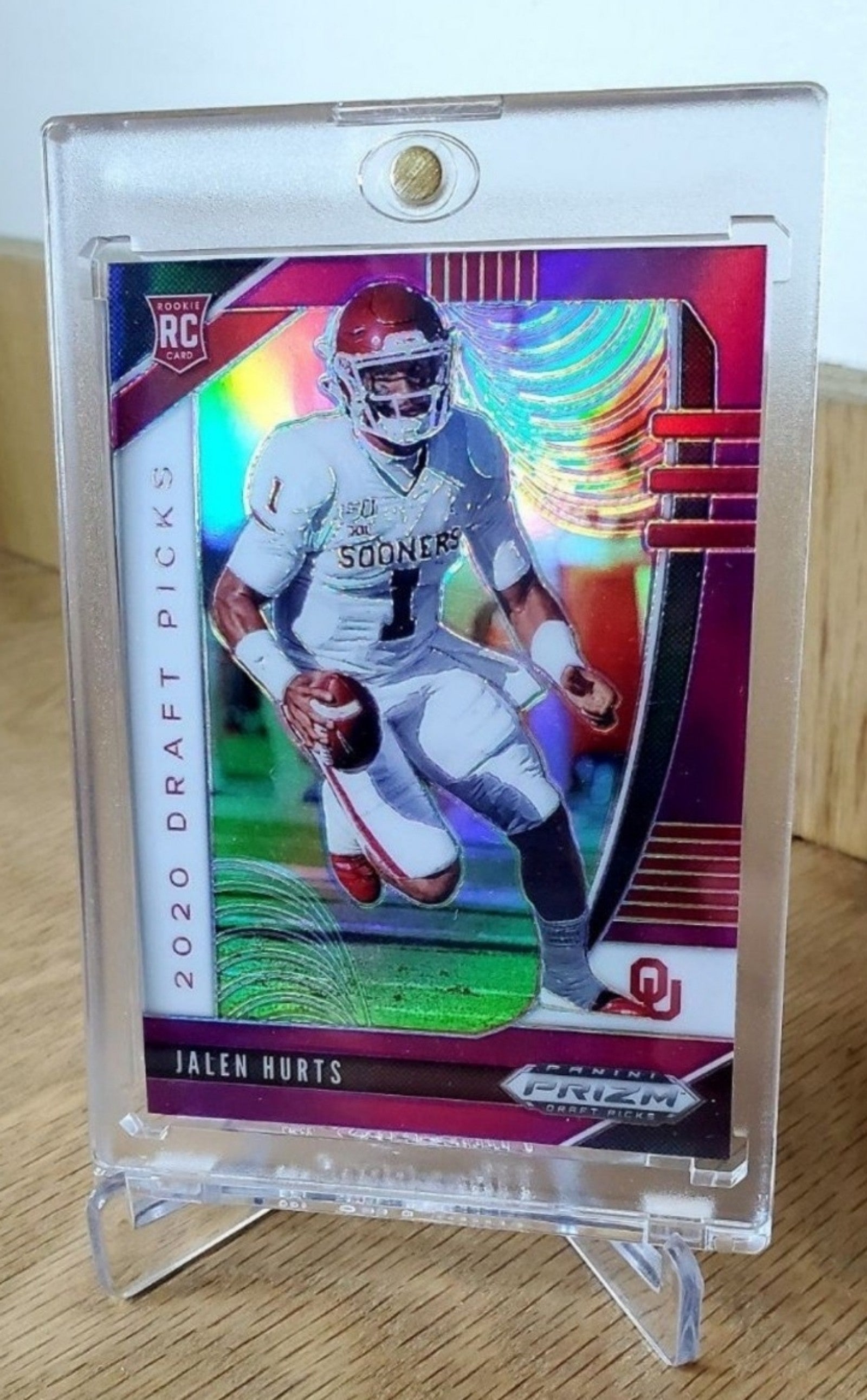 Jalen Hurts GORGEOUS ROOKIE Prizm Refractor!