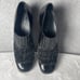 Helle Comfort Crocodile Embossed Patent Leather Heeled Shoes, Sz. 9.5 women