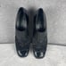 Helle Comfort Crocodile Embossed Patent Leather Heeled Shoes, Sz. 9.5 women
