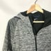 Nike Therma Sphere Max Gray & Black Full Zip Athletic Jacket M