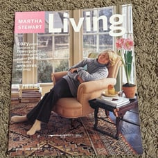 Martha Stewart Living Magazine February 1998 vintage number 56