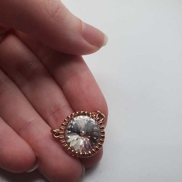 Crystal gem necklace pendant