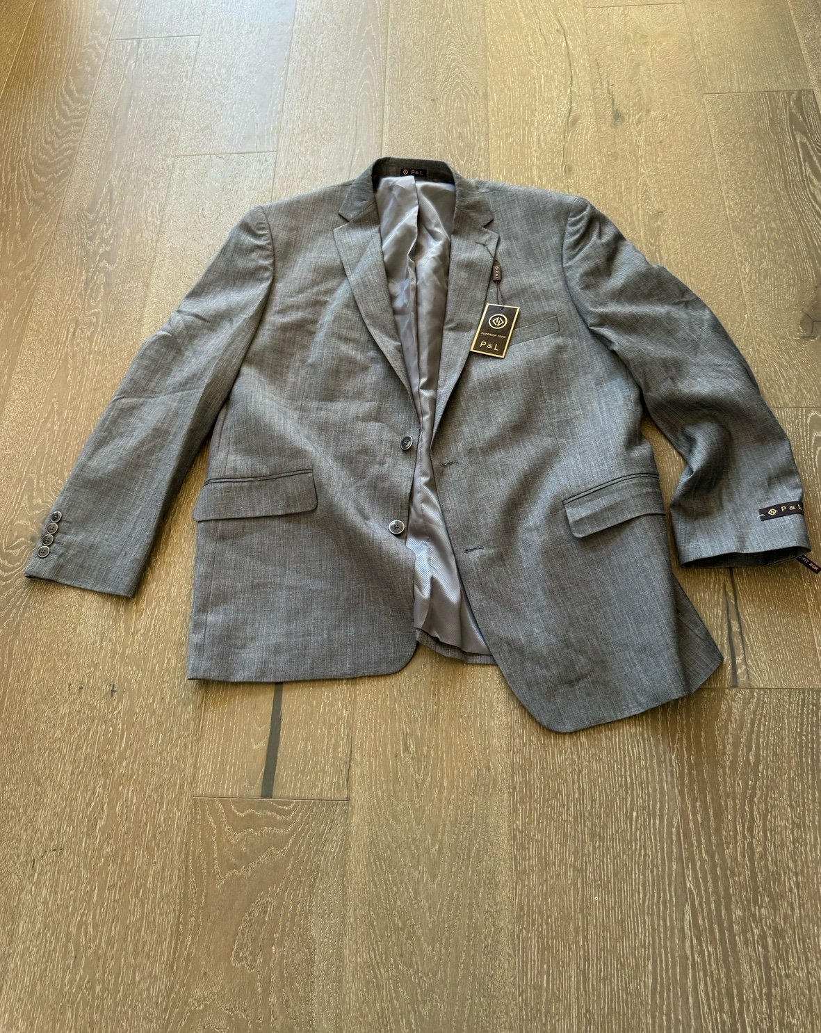 P & L menswear 2-button sports coat