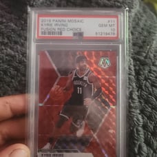 2019 mosaic fusion red choice kyrie irving/88 PSA GEM MT 10