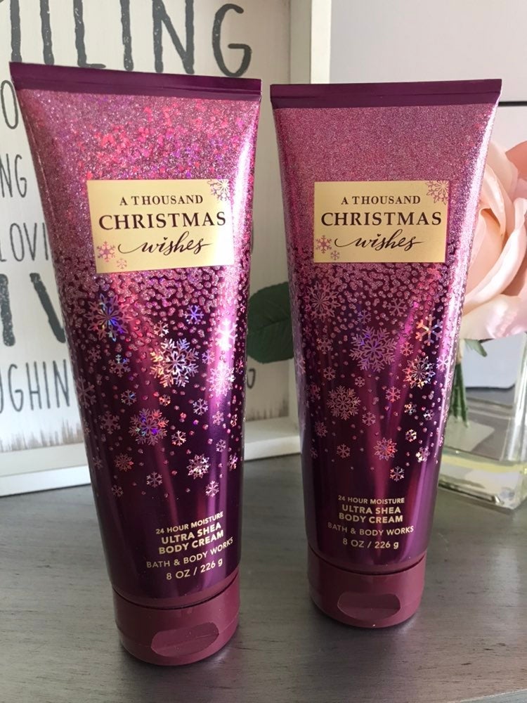 BBW A Thousand Christmas Wishes body creams
