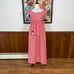 Adorable Vintage Chas L Lewis California Raggedy Ann Gingham Maxi Dress!