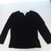 Saks Fifth Avenue Real Clothes black V-neck top size L