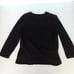 Saks Fifth Avenue Real Clothes black V-neck top size L