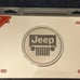 Jeep Logo Chrome on Chrome License Plate