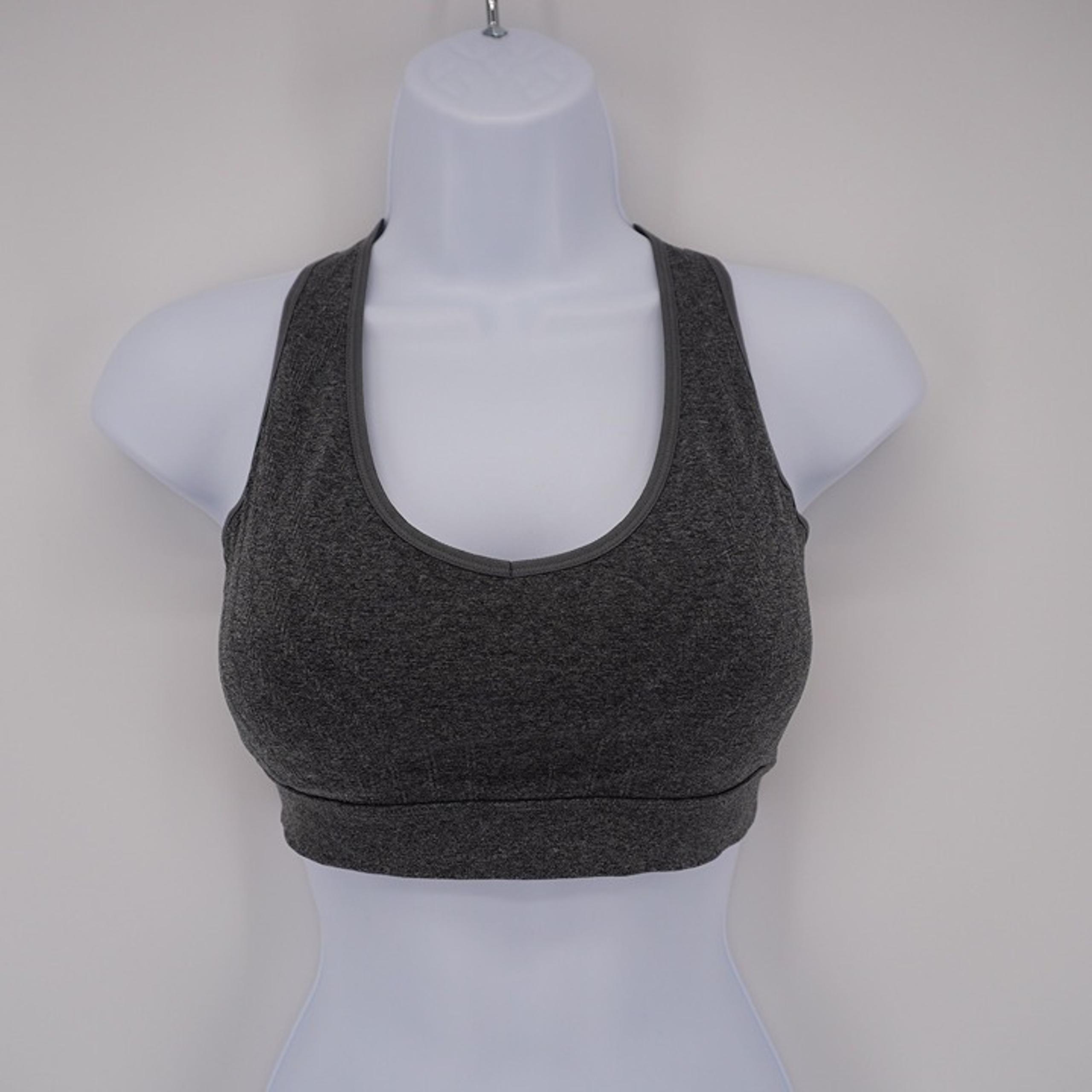 Auden NWOT Women's Gray Wireless Racerback Bralette M