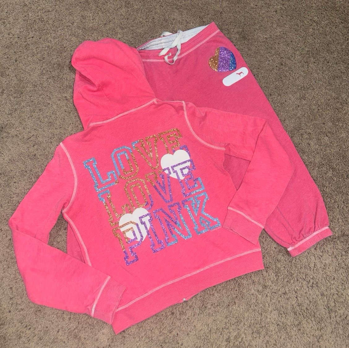 Vintage PINK bling set