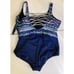 LONGITUDE LACE UP BACK TANK SWIMWEAR LONG TORSO ONE PIECE MAYAN TRAIL SIZE24