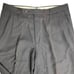 Vintage 80s Givenchy Pleated Front Pants 38 Brown Straight Leg Cuffed Pockets