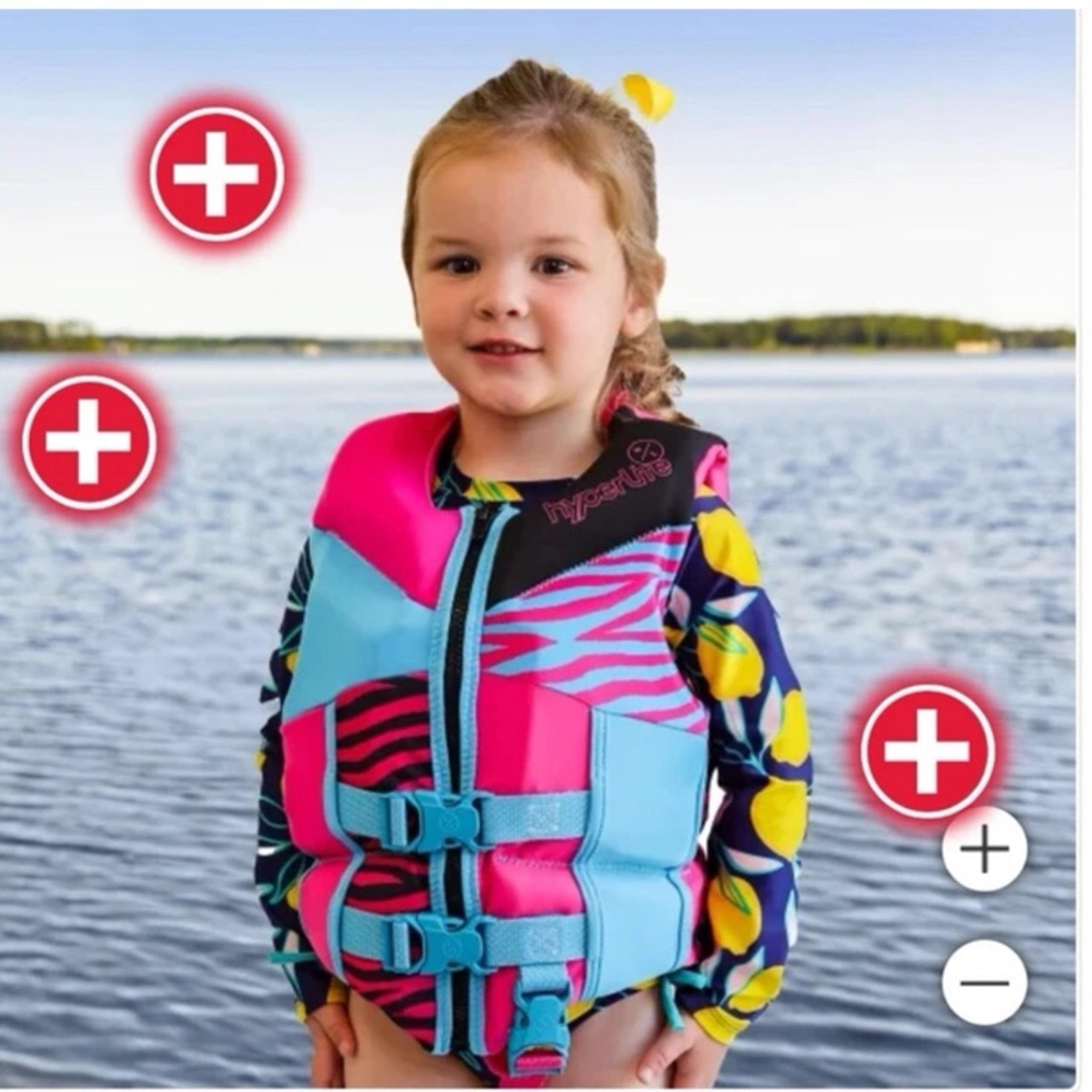 HYPERLITE Child US Coast Guard Approved Life Jacket Vest 33 lbs to 55 lbs