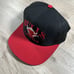 Vintage Chicago Bulls Hat Snapback NBA Basketball Black Red Signatures Cap