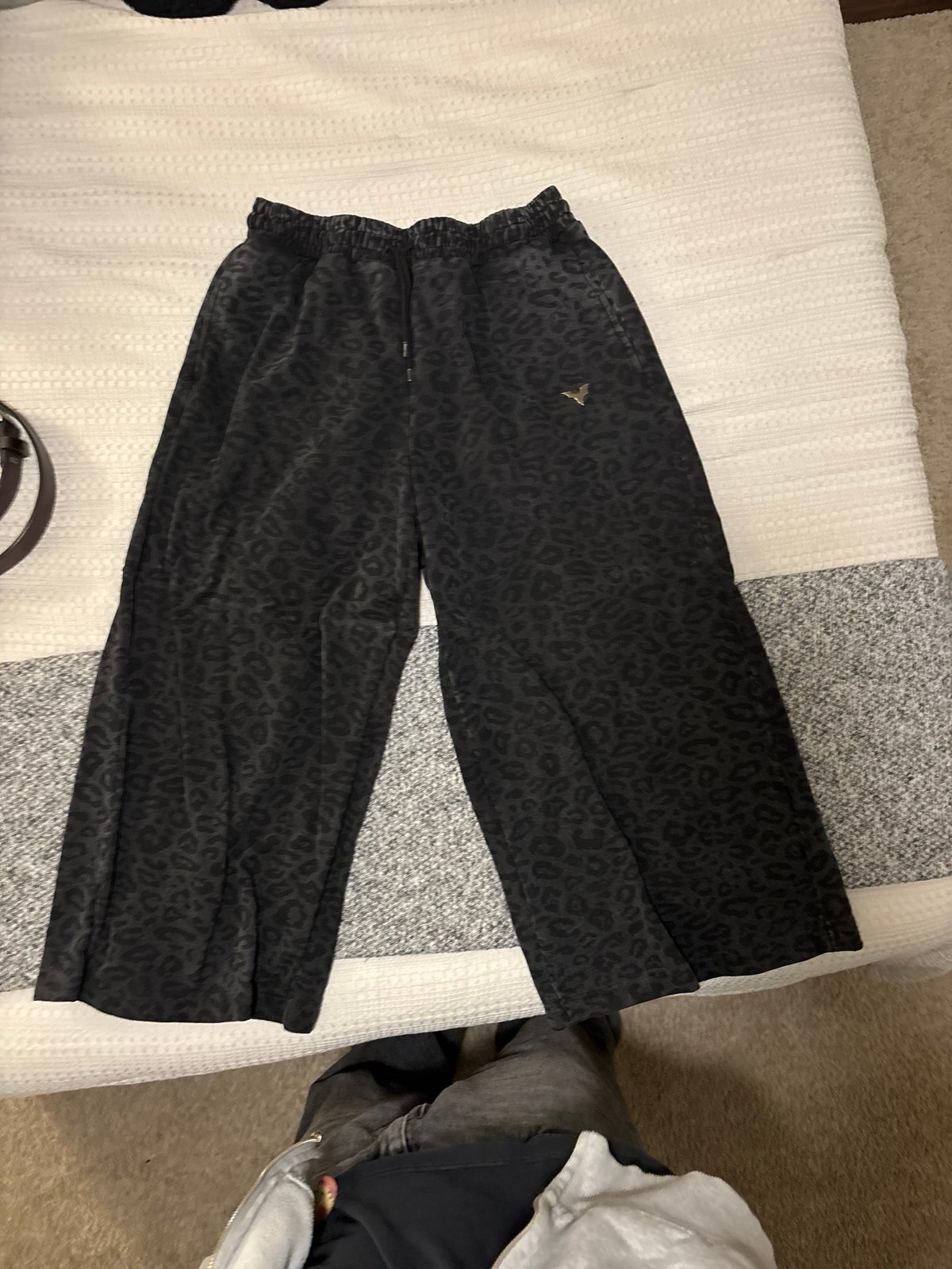 ditch LA cheetah sweatpants baggy (size large)