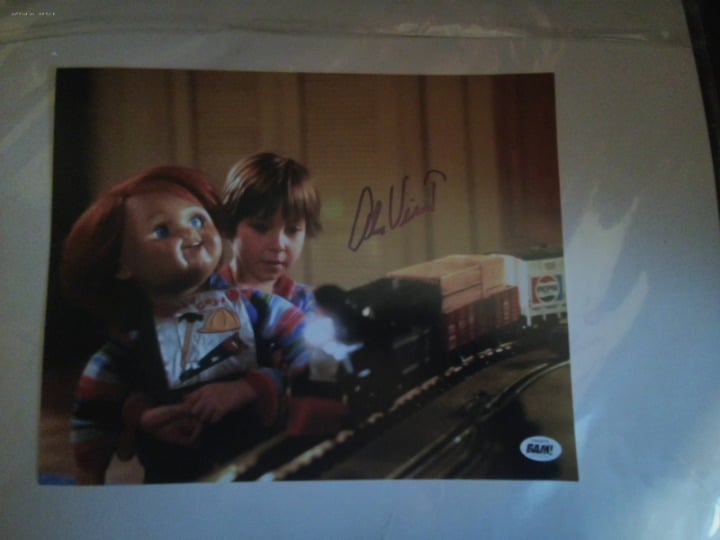 Alex Vincent Andy Signed 8x10 BAM COA Autographed Child’s Play Horror Chucky