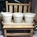 Rae Dunn Rosemary Parsley Thyme herb planters