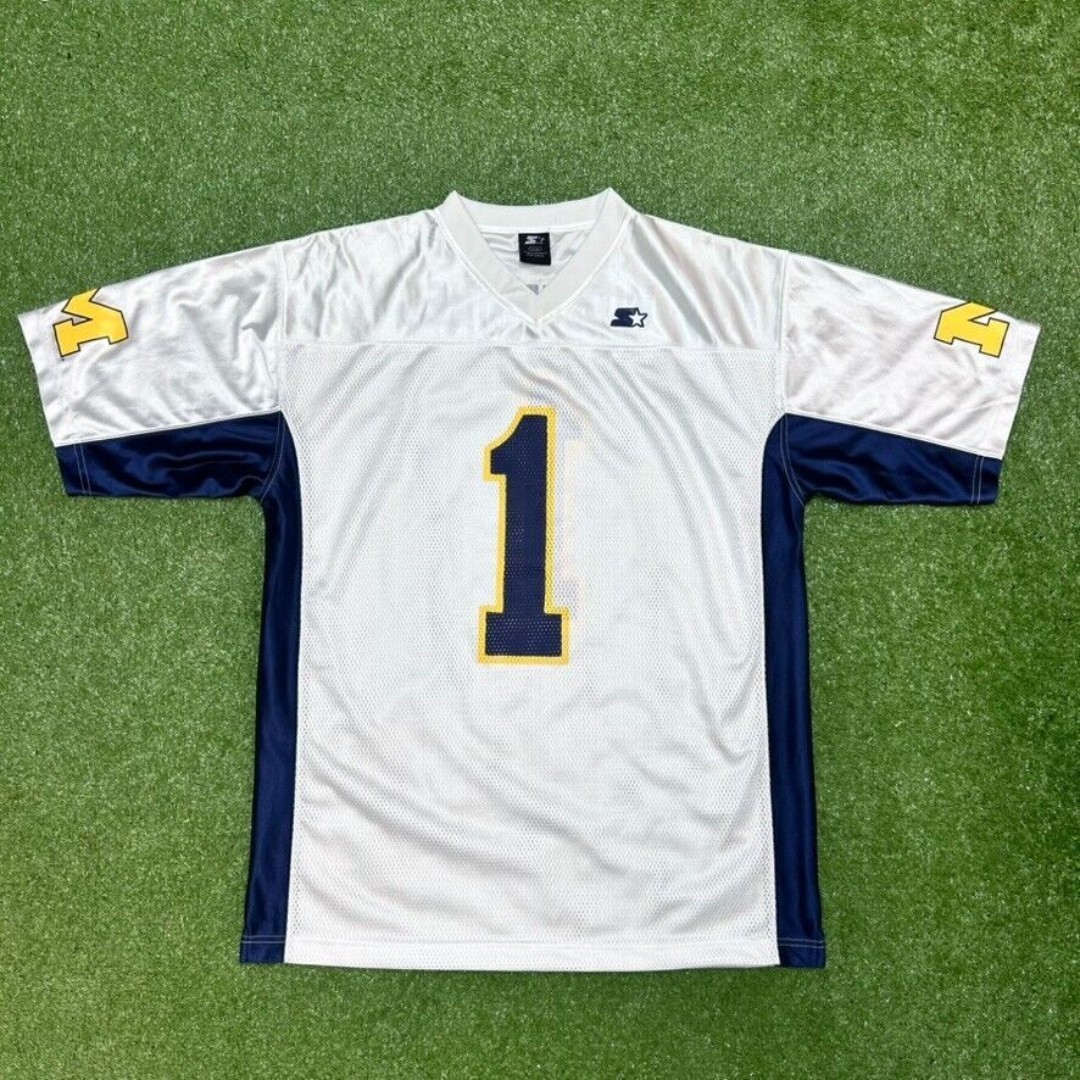 MICHIGAN WOLVERINES FOOTBALL JERSEY SIZE L LARGE Vintage 90's Jersey