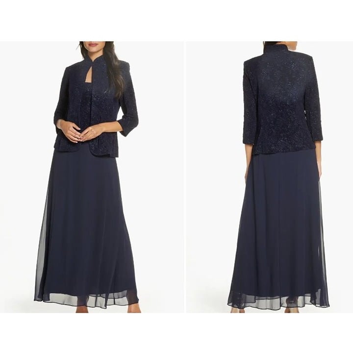 Alex Evenings Women's Formal Dress, Mother of the Bride Dress and Jacket (16)