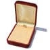 Vintage Red Velvet Jewelry Box Burgundy