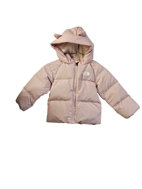 The North Face Baby Down Fleece Jacket Size 12-18M Pink Moss Polyester