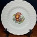 6 Alden Copeland Spode 9 Luncheon Plates - Raised Daisy Rim W/Fruit Centers