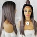 wow factor lace front grey ombre wig