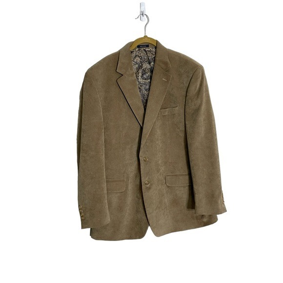 Lauren Ralph Lauren Tan Corduroy Blazer 44 R