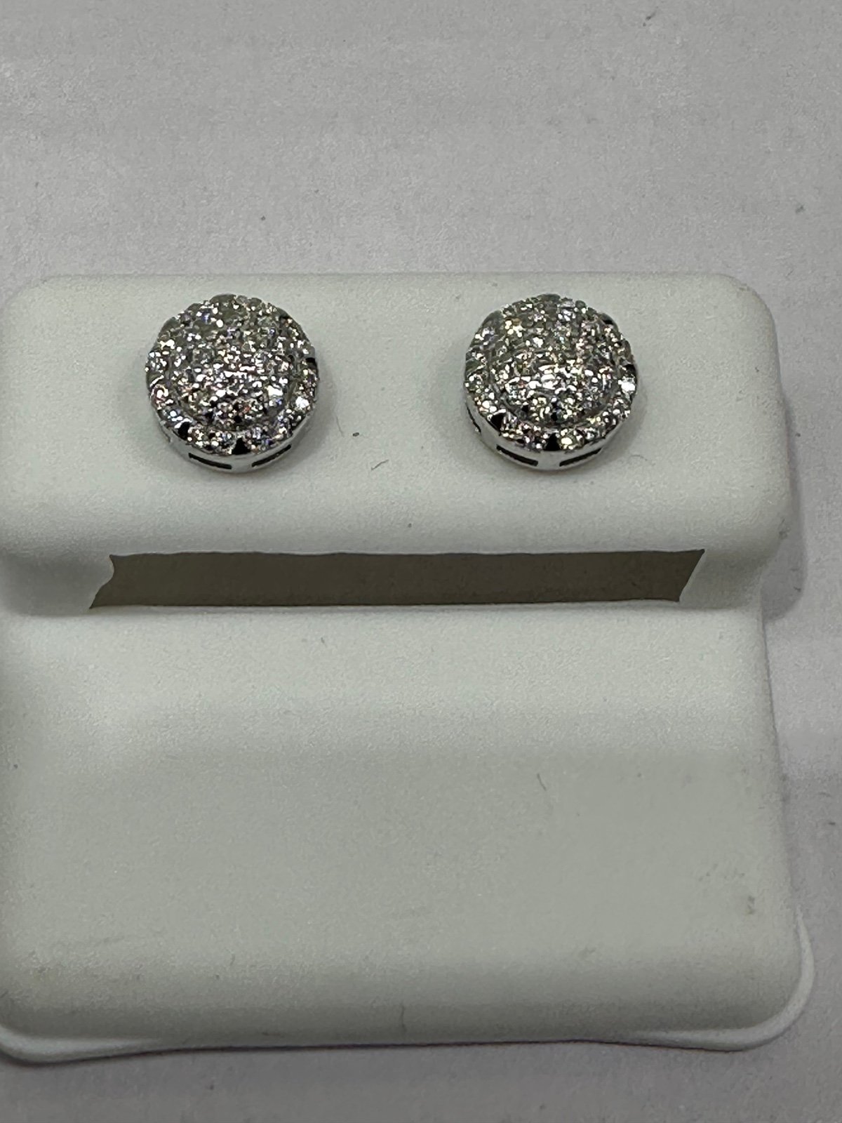 IMITED TIME MEGA SALE! 14K Gold Sterling Silver Earrings Moisanite Passes Diamo