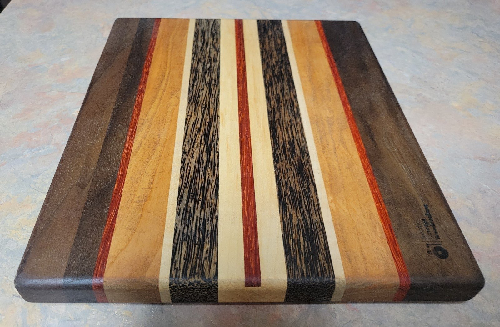 Exotic wood cutting board