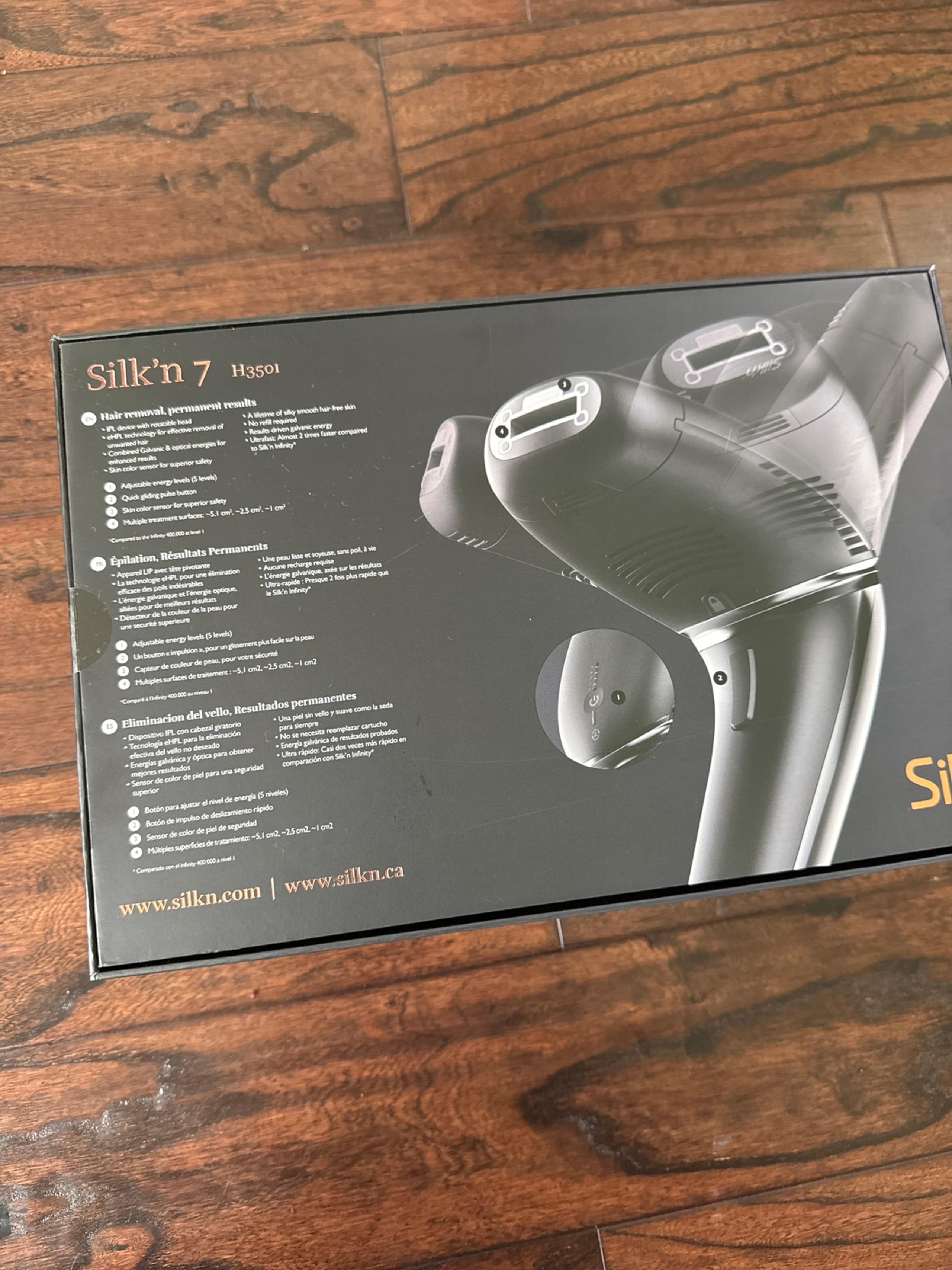 PROFESSIONAL silk’N 7 permanent hair removal device! Works 100% summer ready