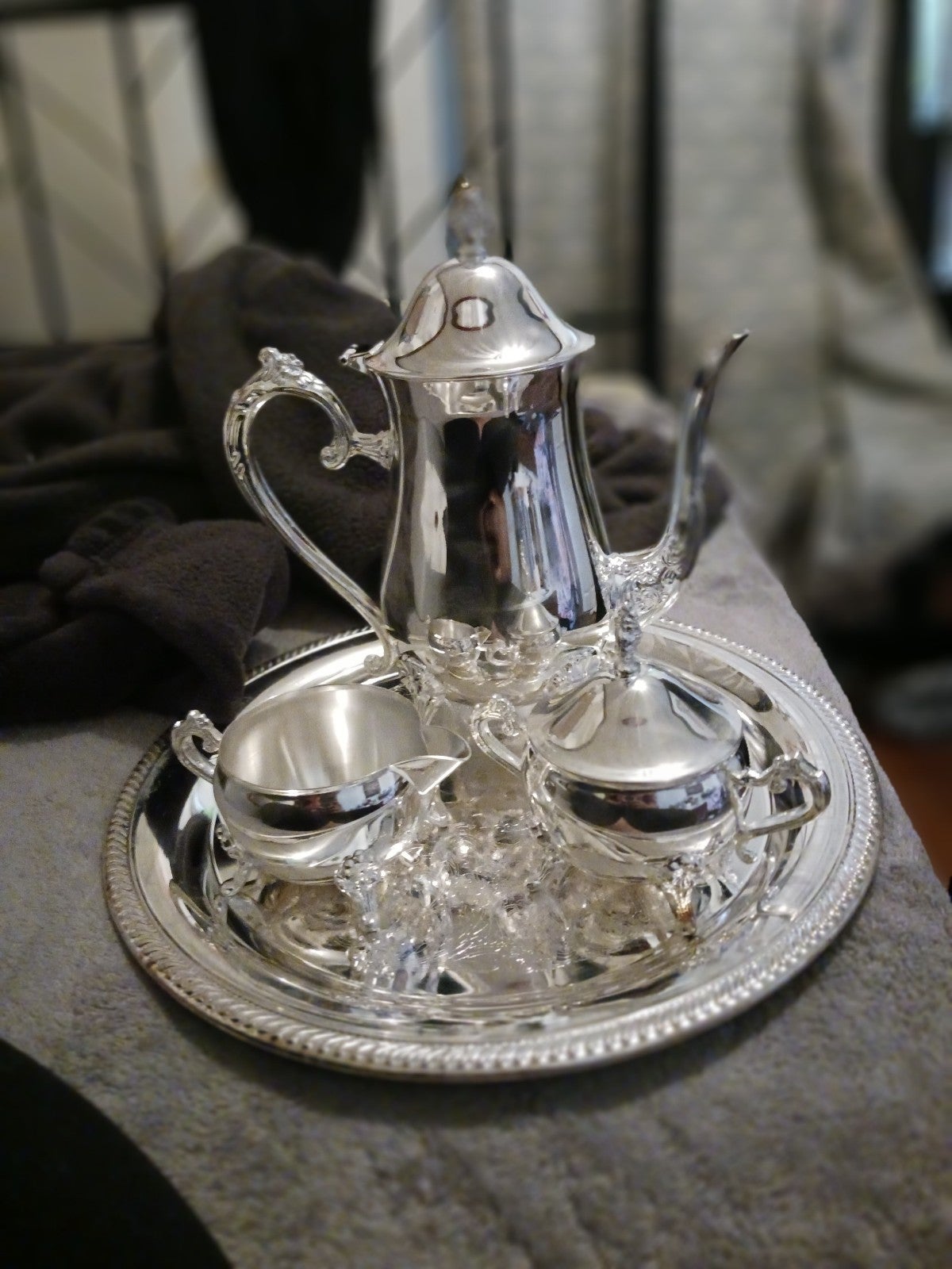 Coffee set silverplated