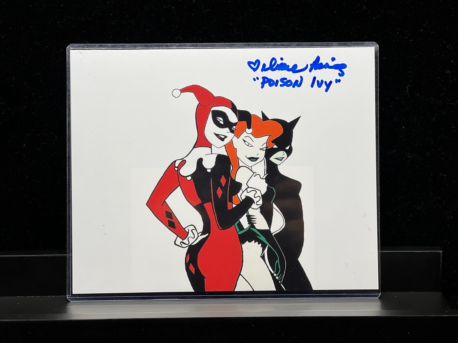 Batman Animated Series Diane Pershing Signed Poison Ivy 8x10 W/COA