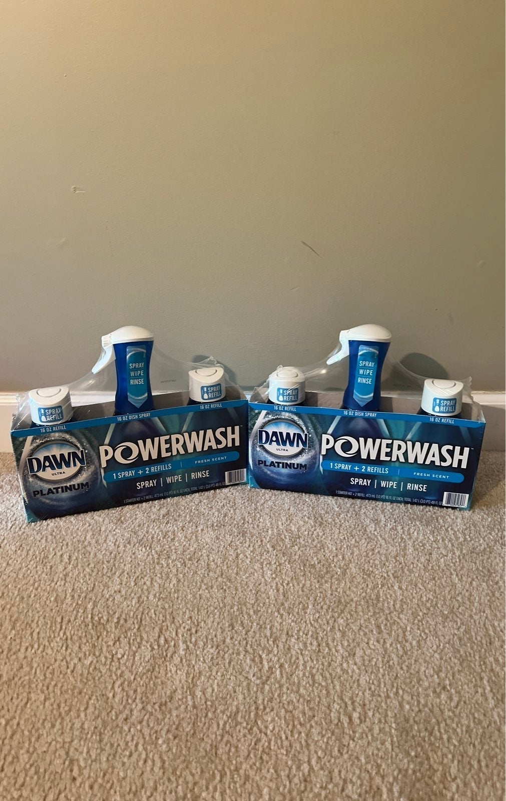 Dawn Platinum Powerwash Dish Spray QTY 2
