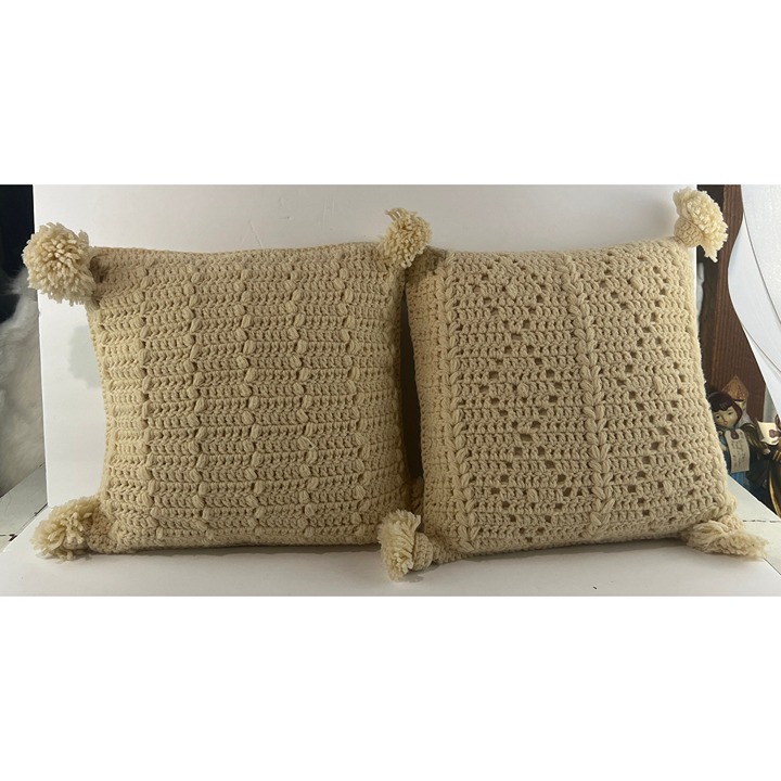 Vintage - BOHO Handmade Decorative Pillows. (Set of 2)