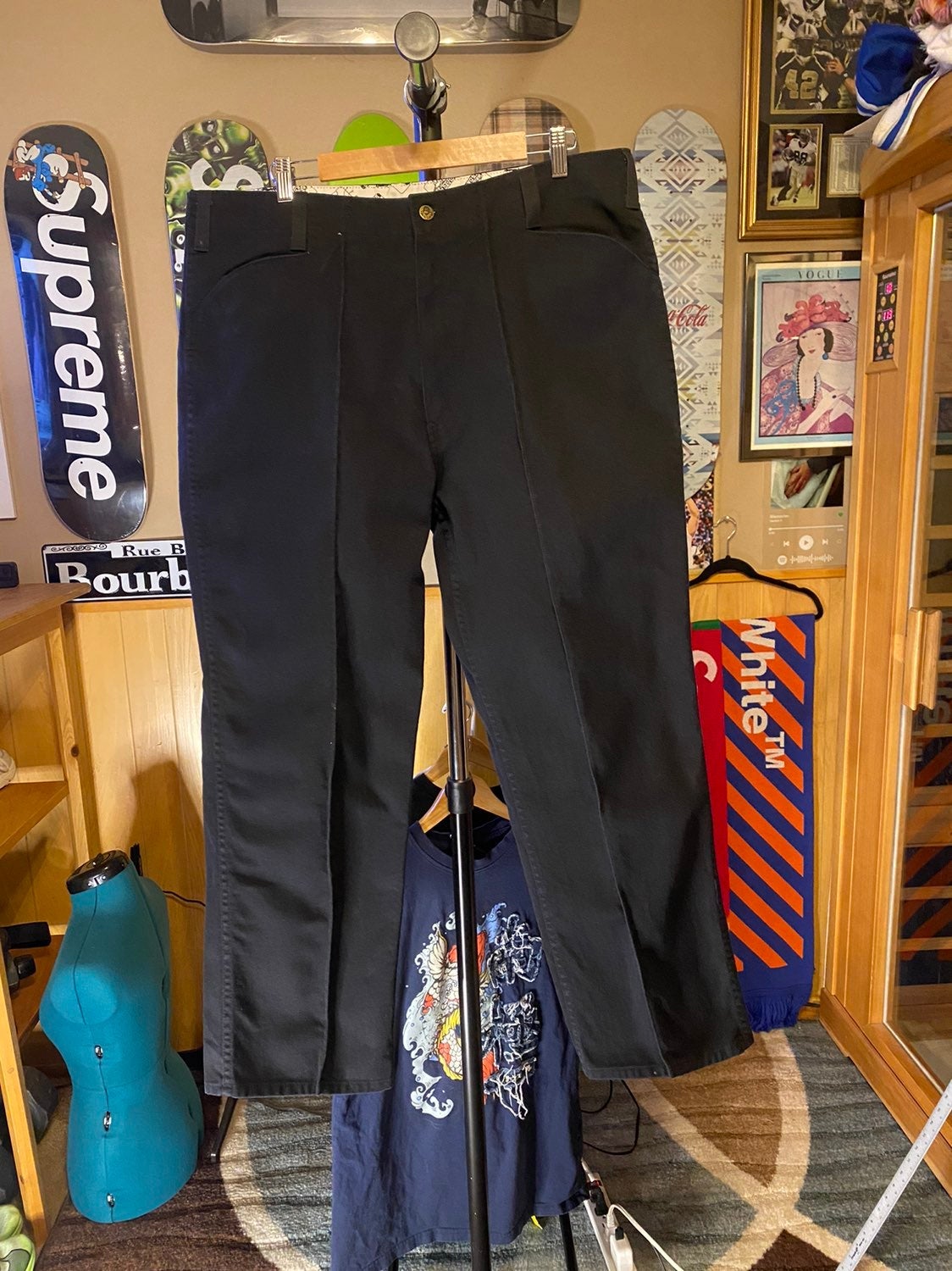 Ben and davis pants black mens 40X32